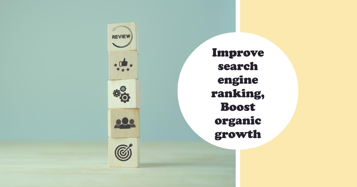 Search engine ranking Organic growth graph SEO icons